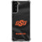 Oklahoma State University Black Jersey Galaxy S21 FE Clear Case
